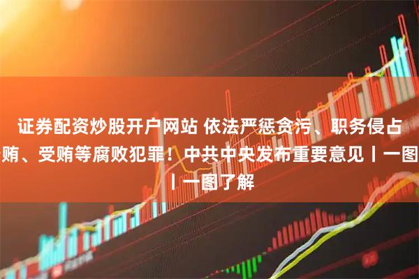 证券配资炒股开户网站 依法严惩贪污、职务侵占、行贿、受贿等腐败犯罪！中共中央发布重要意见丨一图了解